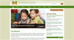 Desktop Screenshot of meadowscenter.org